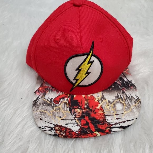 Flash Adjustable Flat Bill Snapback Hat + H&M Cap - Picture 1 of 8